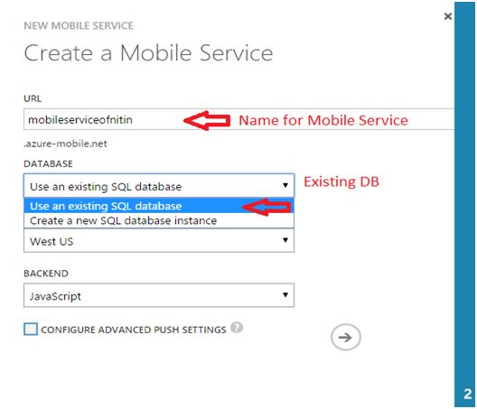 Name for your Mobile Service 